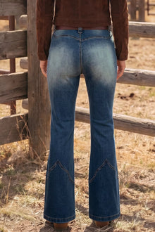 Artemis Pocket Detail Flare Leg Jeans — thumbnail 2