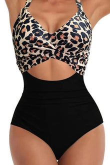 Diana Tied Crisscross Cutout One-Piece Swimwear — thumbnail 5
