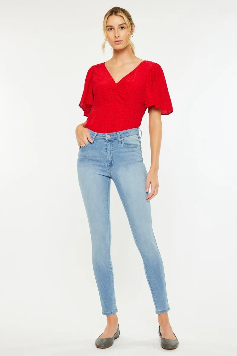 Artemis High Rise Super Skinny Jeans — view 2
