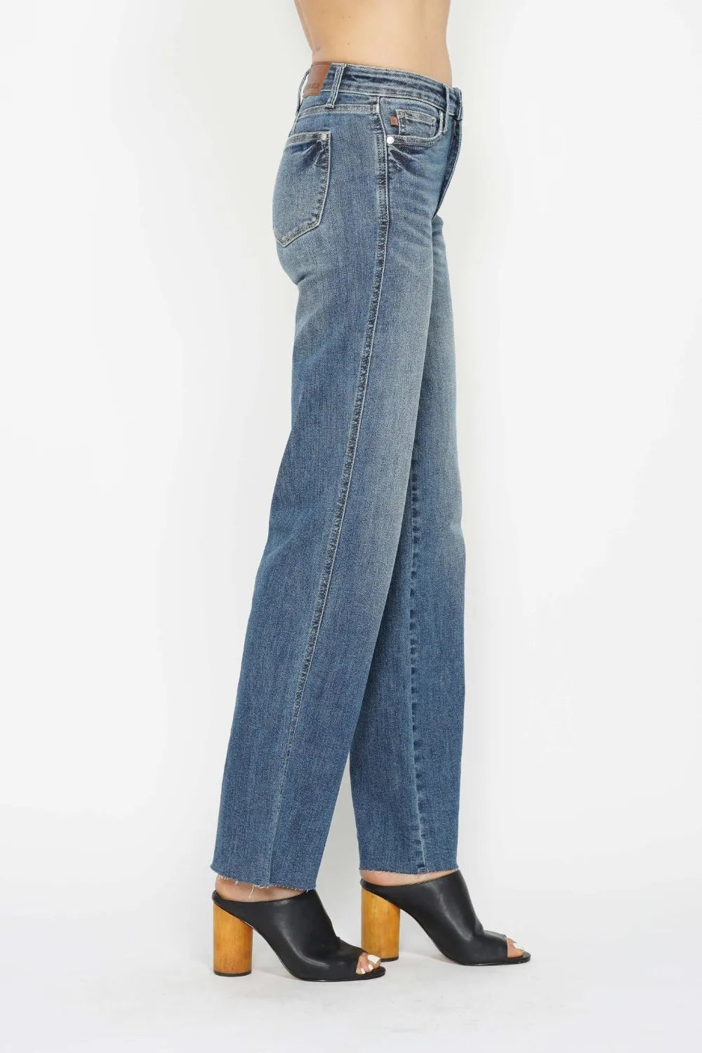 Bastet Tummy Control Straight Jeans — view 5