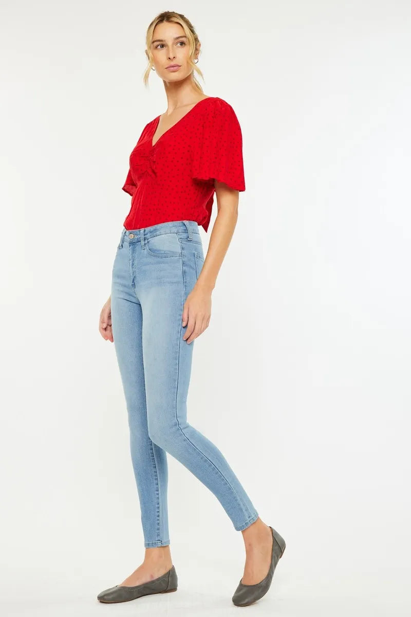 Artemis High Rise Super Skinny Jeans — view 4