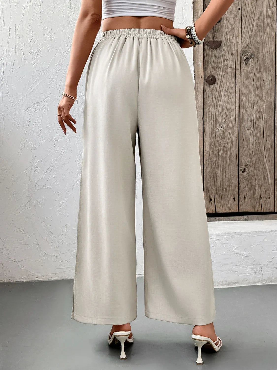 Maat Pleated Wide Leg Pants — view 4