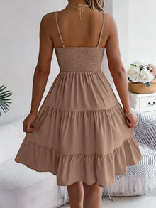Aphrodite Smocked Back Tiered Cami Dress — thumbnail 15