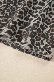 Freya Leopard Denim Mini Skirt — thumbnail 7