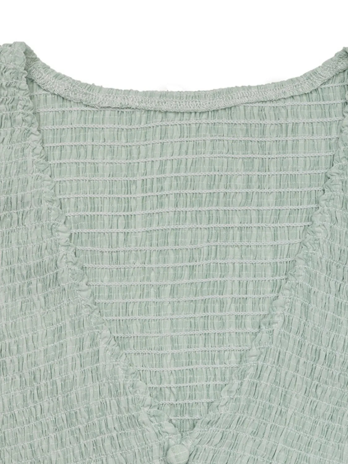 Gaia V-Neck Ruffled Cap Sleeve Dress — view 9