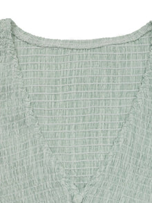 Gaia V-Neck Ruffled Cap Sleeve Dress — thumbnail 9