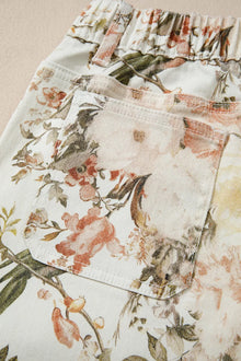 Demeter Vintage Style Floral Print High Waist Wide Leg Jeans — thumbnail 9