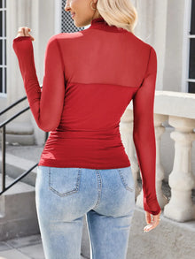 Hecate Mock Neck Long Sleeve Top — thumbnail 4