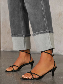 Eos High Waisted Straight Leg Rolled Jeans — thumbnail 12