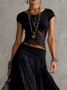 Morrigan Lace Slim Fit Top and Maxi Skirt Set — thumbnail 8