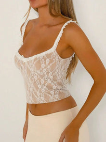 Hecate Frill Bow Lace Cami — thumbnail 2