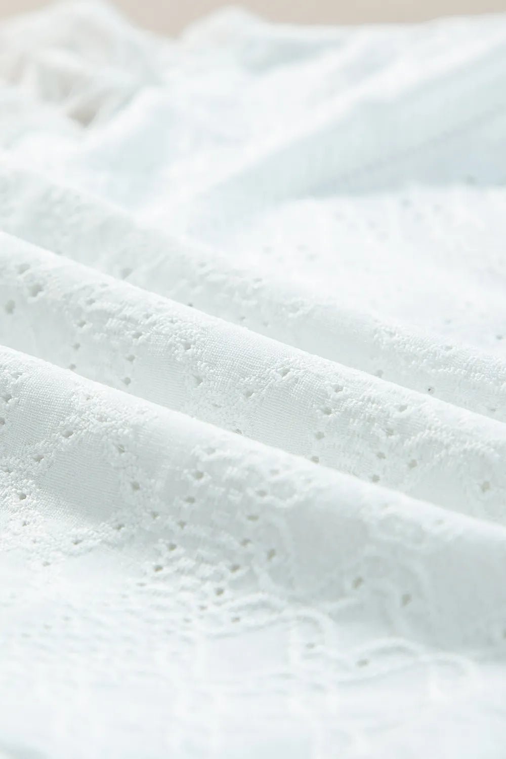 Brigid Eyelet Lace Long Sleeve Bodysuit — view 20