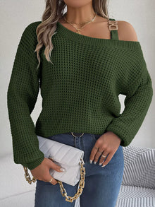 Parvati Asymmetrical Neck Long Sleeve Sweater — thumbnail 7