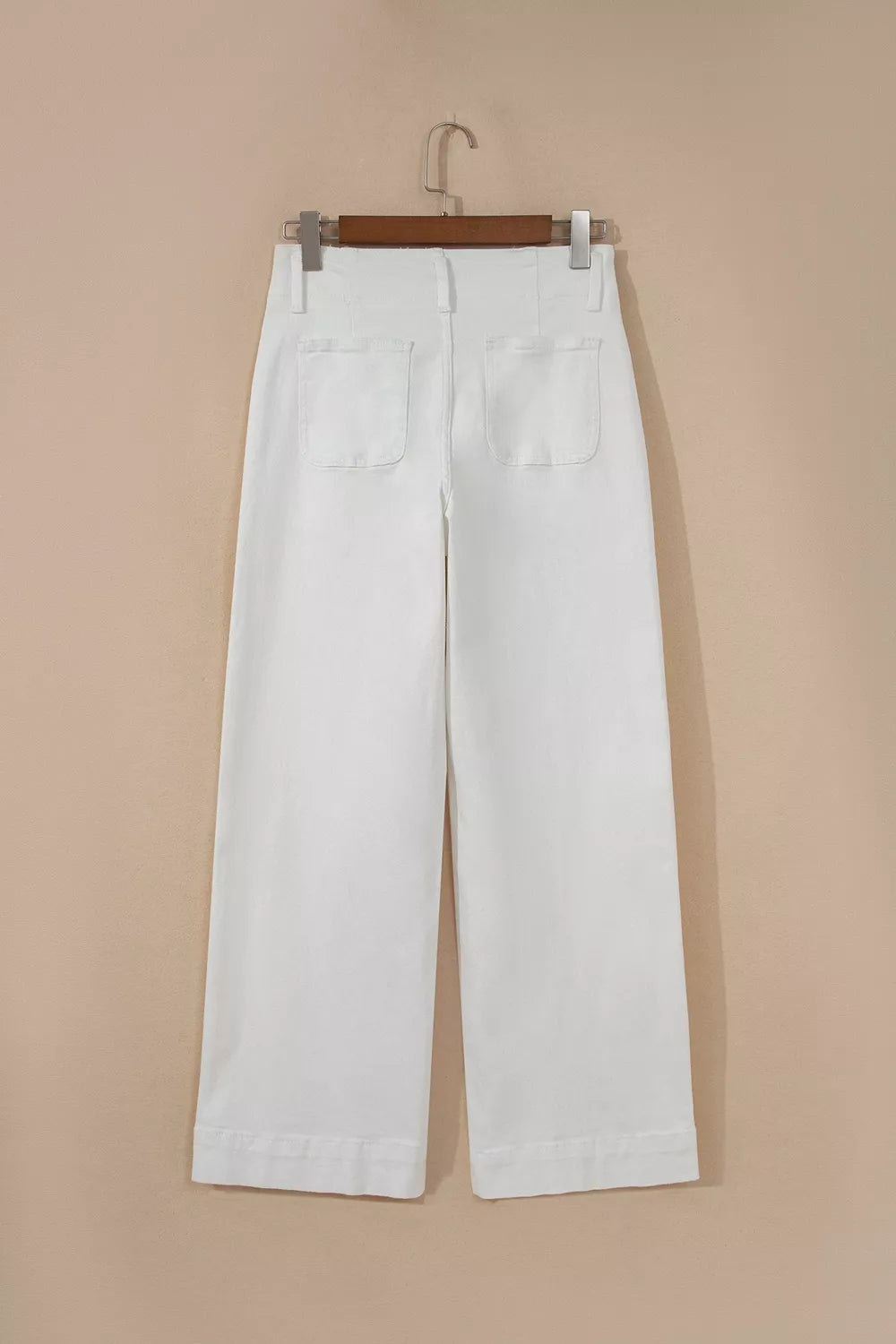 Maat 2-Button High Waist Wide Leg Jeans — view 5