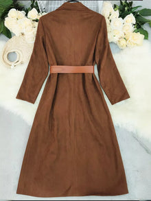 Gaia Lapel Collar Longline Outerwear — thumbnail 3