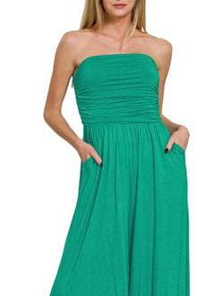 Hera Strapless Wide Leg Jumpsuit — thumbnail 3