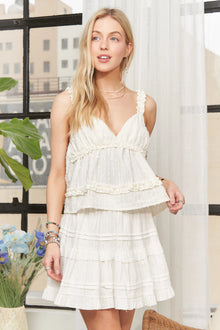 Rhiannon Ruffled Tiered Crop Top — thumbnail 16