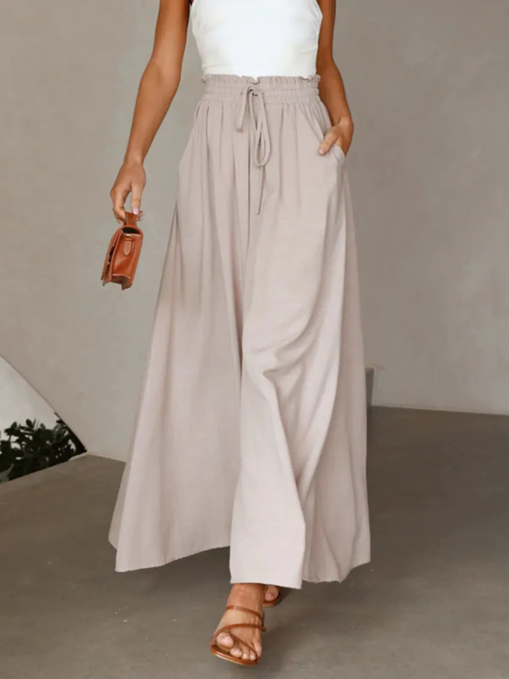 Lakshmi High-Waist Wide Leg Pants — view 10