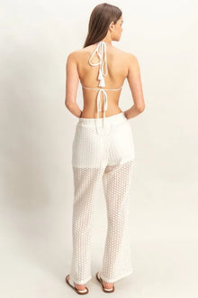 Brigid Crochet Bra and Drawstring Pants Set — thumbnail 3
