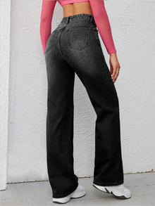 Artemis High-Waisted Wide-Leg Washed Jeans — thumbnail 7