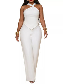 Eos Backless Twist Top and Wide-Leg Pants Set — thumbnail 5