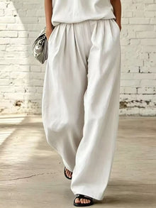 Selene Sleeveless Top and Wide-Leg Pants Set — thumbnail 2