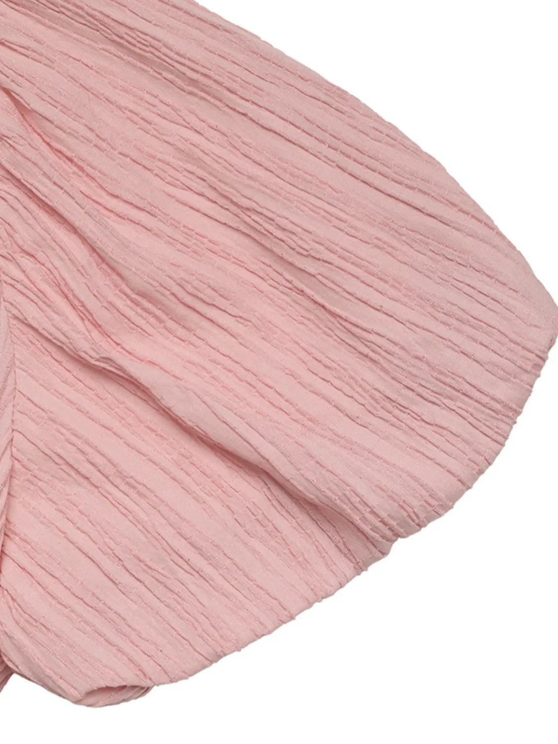 Venus V-Neck Puff Sleeve Dress — view 7