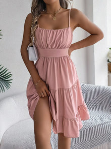 Aphrodite Smocked Back Tiered Cami Dress — thumbnail 2
