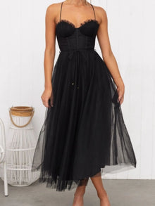 Hecate Sweetheart Neck Tulle Midi Dress — thumbnail 7