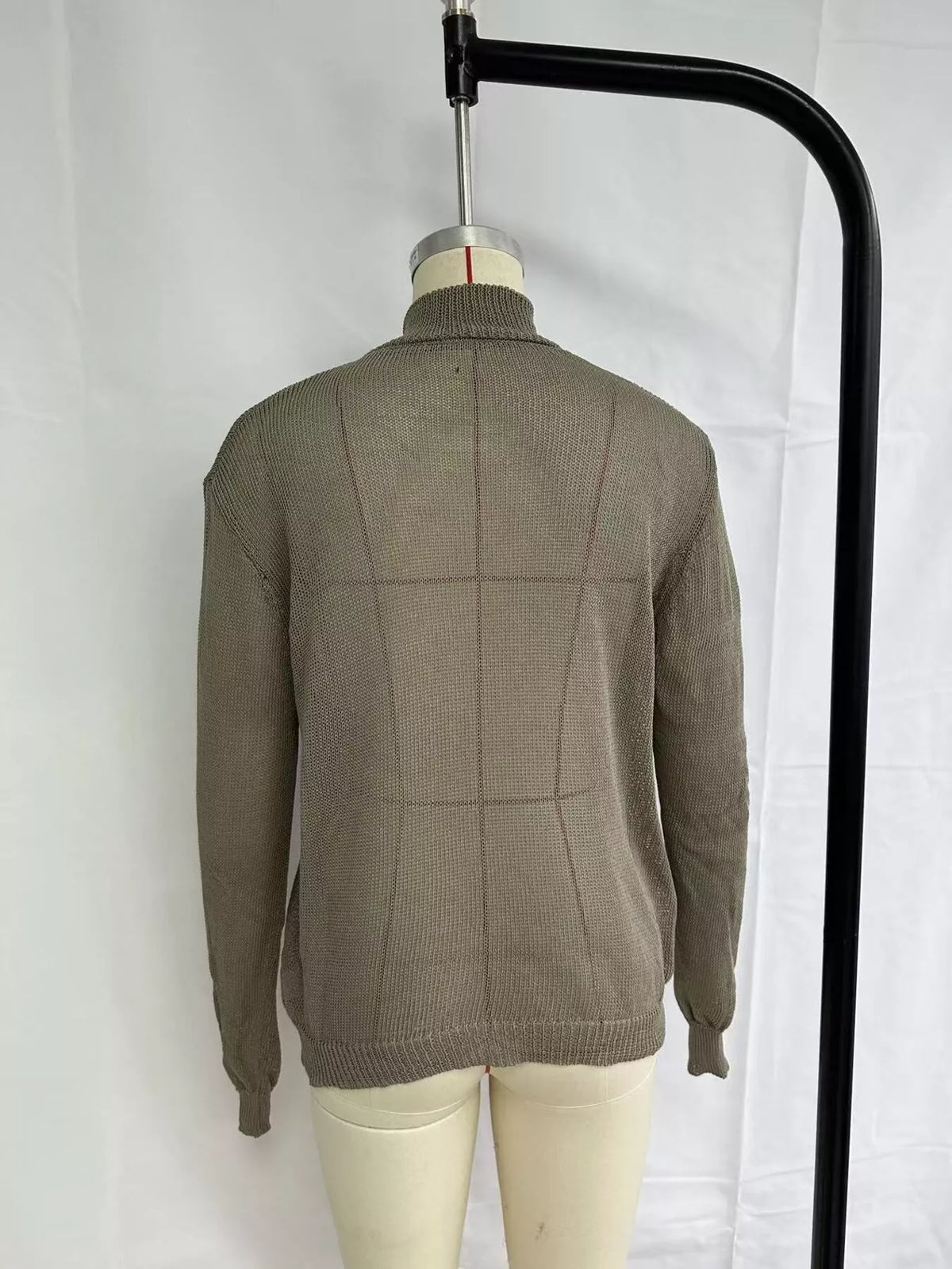 Rhea Half-Zip Dropped Shoulder Sweater — view 6