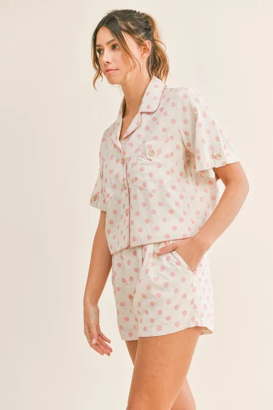 Hathor Polka Dot Lounge Set — view 2