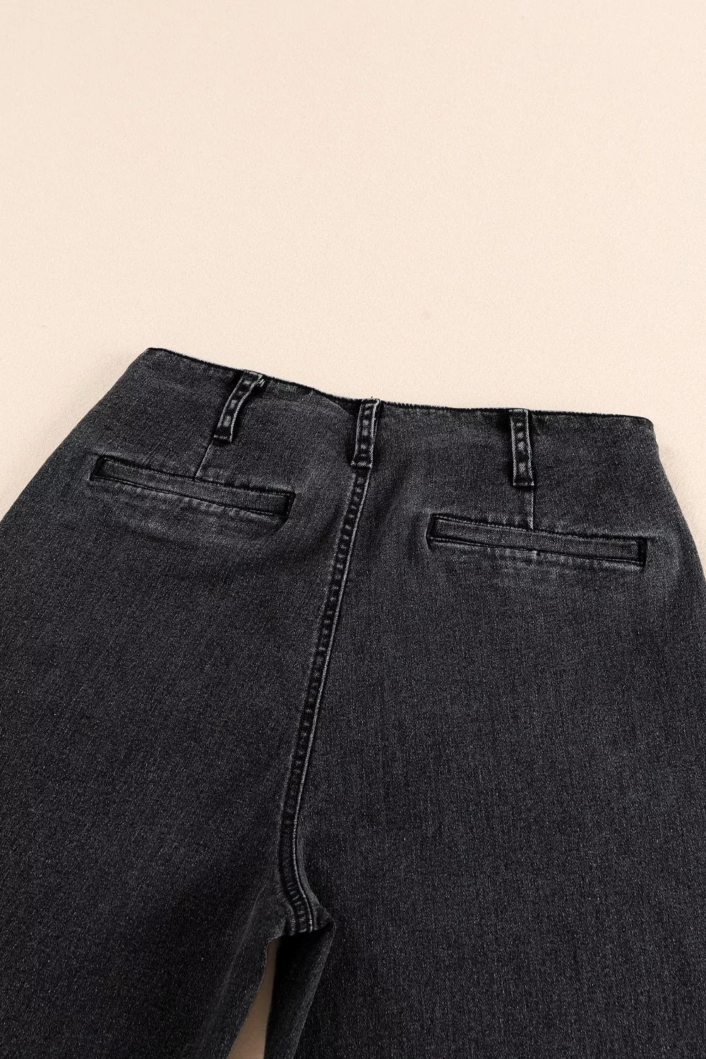Artemis High-Waisted Button-Fly Wide-Leg Jeans — view 15