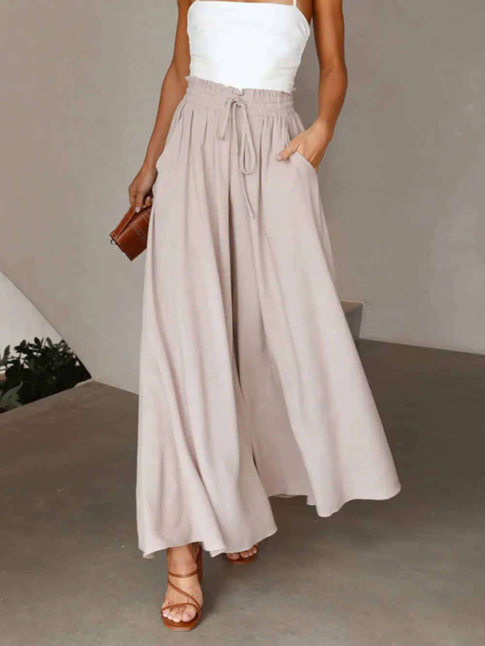 Lakshmi High-Waist Wide Leg Pants — view 9