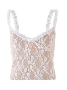 Hecate Frill Bow Lace Cami — thumbnail 5