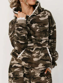 Nyx Lace Trim Kangaroo Pocket Hoodie — thumbnail 27