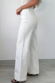 Maat 2-Button High Waist Wide Leg Jeans — thumbnail 2
