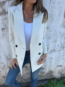 Athena Collared Neck Long Sleeve Blazer — thumbnail 1