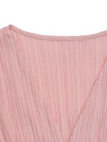 Venus V-Neck Puff Sleeve Dress — thumbnail 6