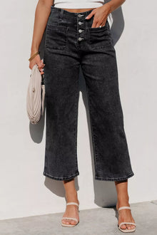 Artemis High-Waisted Button-Fly Wide-Leg Jeans — thumbnail 2