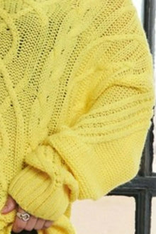 Vesta Cable Knit Off Shoulder Sweater — thumbnail 3