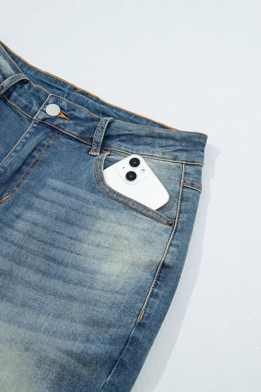 Artemis Pocket Detail Flare Leg Jeans — view 13