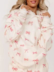 Nyx Lace Trim Kangaroo Pocket Hoodie — thumbnail 23