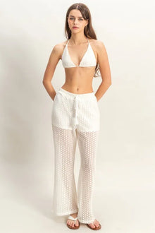 Brigid Crochet Bra and Drawstring Pants Set — thumbnail 1