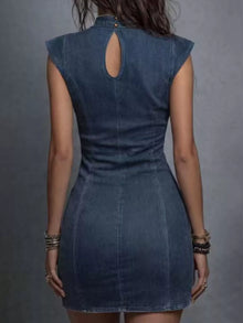 Inanna Cutout Front Cap Sleeve Mini Dress — thumbnail 4