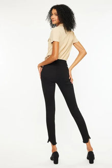 Artemis High Rise Frayed Hem Skinny Jeans — thumbnail 5
