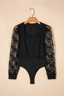 Brigid Eyelet Lace Long Sleeve Bodysuit — thumbnail 21