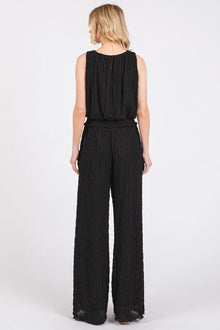 Sekhmet Textured Stretchy Crop Tank and Pants Set — thumbnail 4