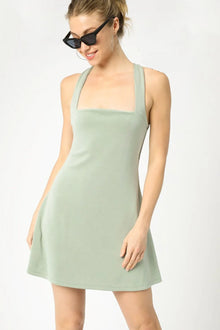 Nike Umgee Crisscross Square Neck Active Dress — thumbnail 1