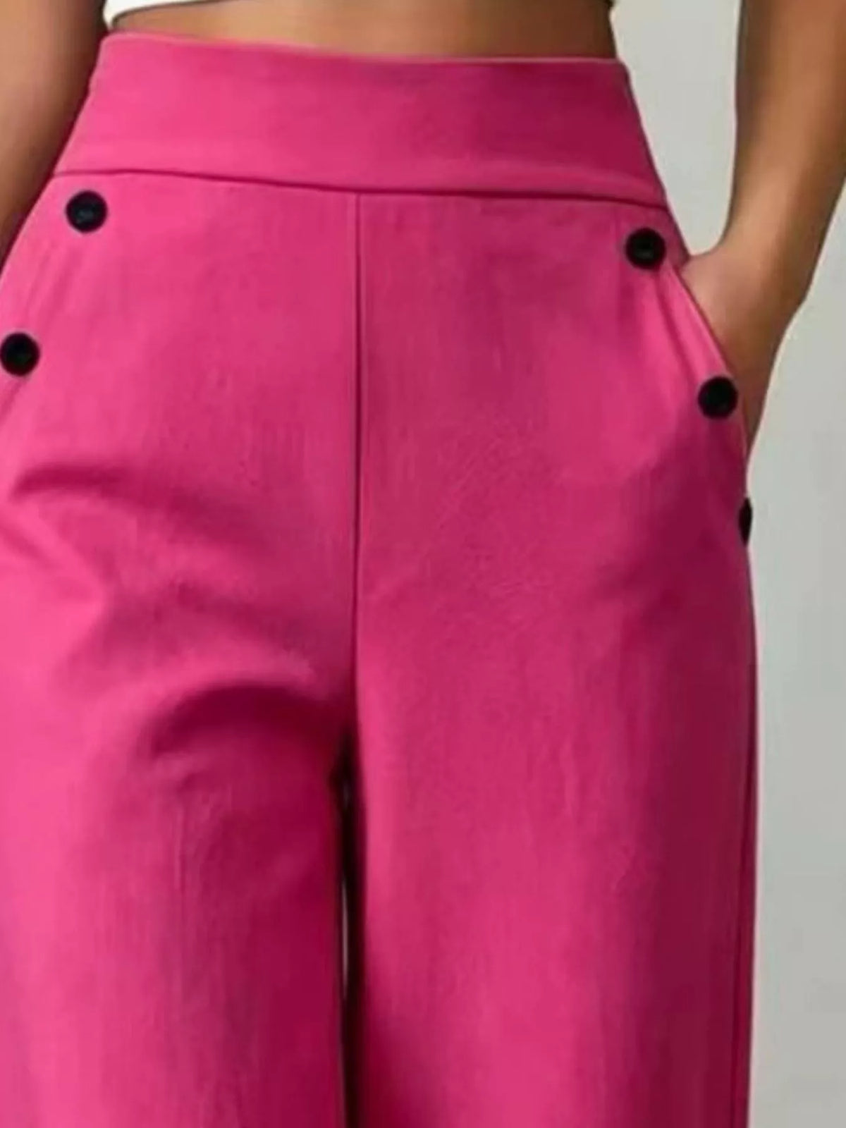 Aurora High-Waisted Wide-Leg Pants — view 2