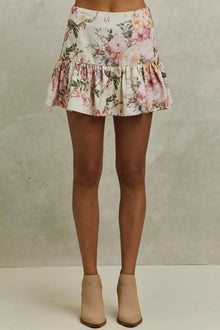 Olwen Floral Print Fit and Flare Mini Skirt — thumbnail 6